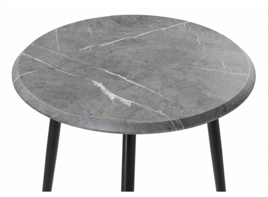Журнальный столик Абелия мрамор темно-серый / черный матовый в Ростове-на-Дону