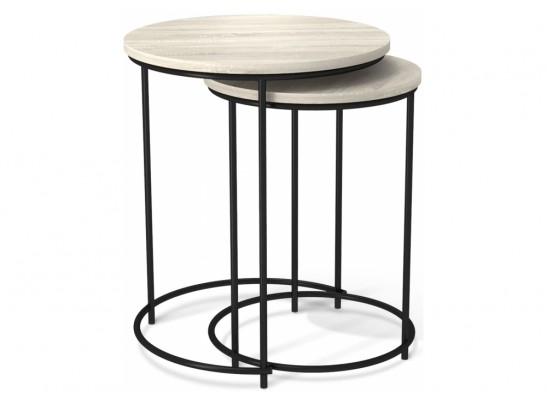 Журнальный столик SHT-CT7 дуб беленый / черный муар в Ростове-на-Дону