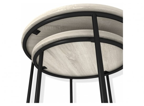 Журнальный столик SHT-CT7 дуб беленый / черный муар в Ростове-на-Дону