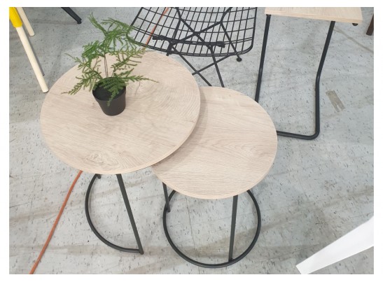 Журнальный столик SHT-CT7 дуб беленый / черный муар в Ростове-на-Дону