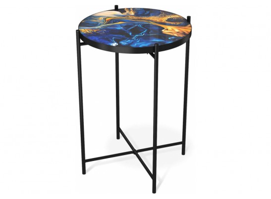 Журнальный столик SHT-CT8-3 синий сапфир / черный муар в Ростове-на-Дону