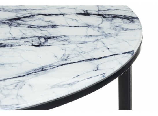Журнальный столик Волопас 48х60 белый мрамор в Ростове-на-Дону