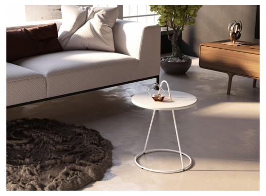 Журнальный столик SHT-CT36 морская галька / белый муар в Ростове-на-Дону