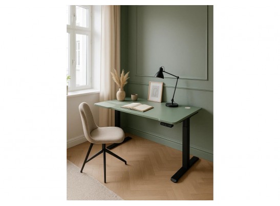 Компьютерный стол Маркос 140х80 зеленый / черный в Ростове-на-Дону