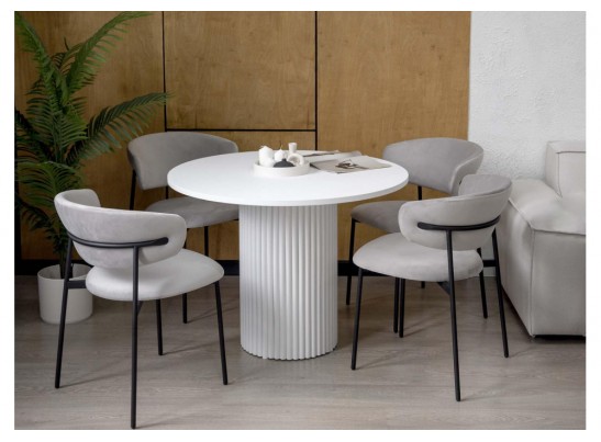 Стол Барел 110 белый / белый в Ростове-на-Дону