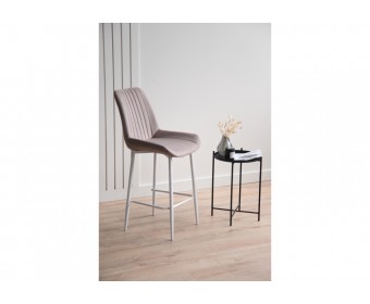 Полубарный стул Седа 360 латте (zd 290) / белый