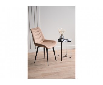 Стул на металлокаркасе Седа бежевый (zd 210) / черный