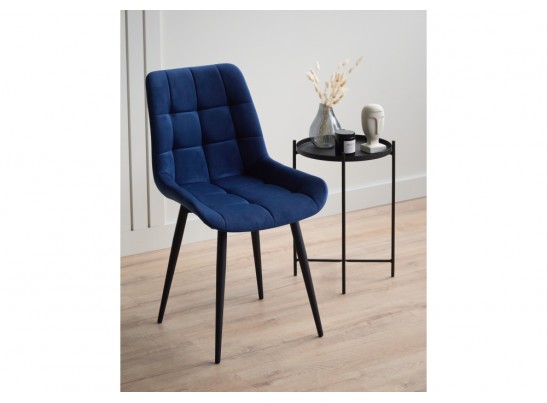 Стул на металлокаркасе Челси 360 К синий (zd 798) / черный в Ростове-на-Дону