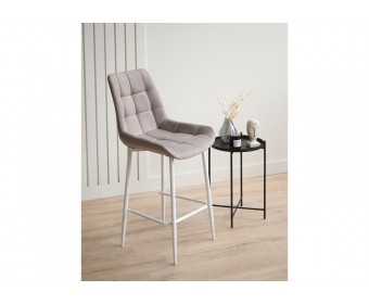 Полубарный стул Челси 360 латте (zd 290) / белый