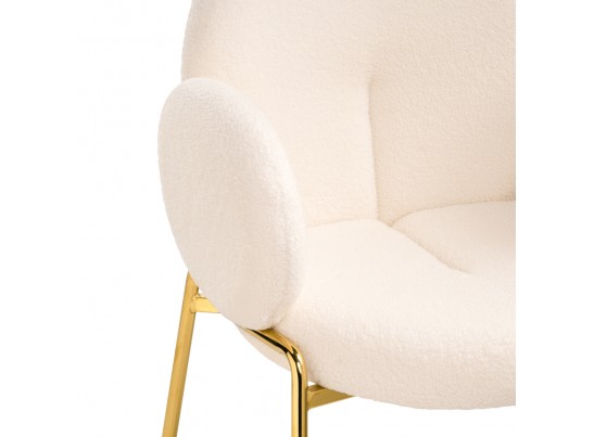 Стул на металлокаркасе Kalipso 1 white / gold в Ростове-на-Дону