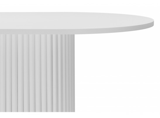 Деревянный стол Барон О 160 х 90 белая пленка шагрень / белый в Ростове-на-Дону