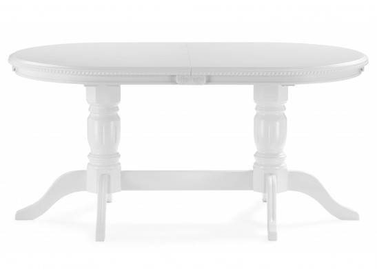 Деревянный стол Эвклаз овальный белый в Ростове-на-Дону