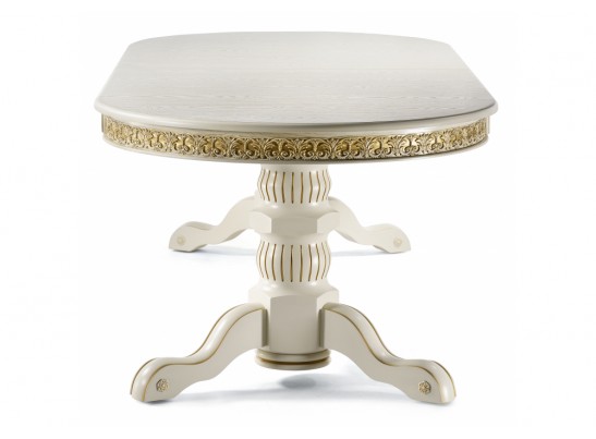 Деревянный стол Кассиль крем / золотая патина в Ростове-на-Дону