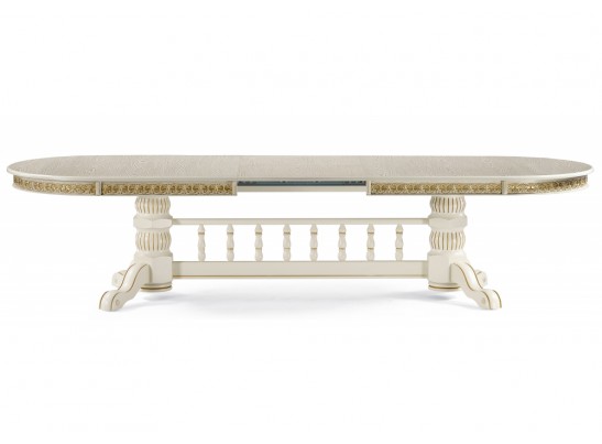 Деревянный стол Кассиль крем / золотая патина в Ростове-на-Дону