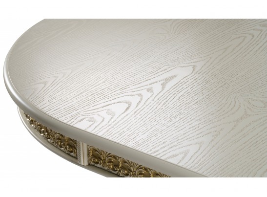 Деревянный стол Кассиль крем / золотая патина в Ростове-на-Дону