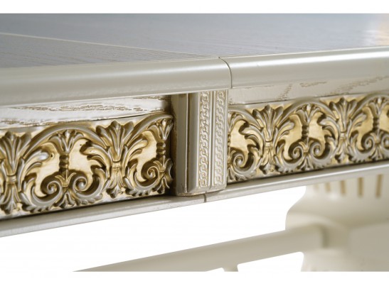 Деревянный стол Кассиль крем / золотая патина в Ростове-на-Дону