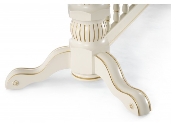 Деревянный стол Кассиль крем / золотая патина в Ростове-на-Дону