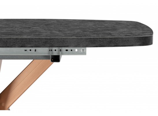 Деревянный стол Кортез 32 116(160)x77 раздвижной малави / медь