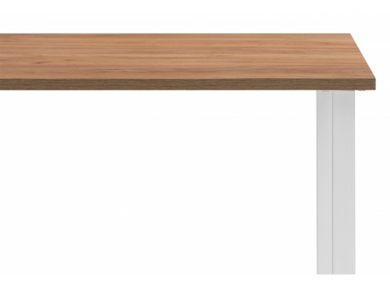 Деревянный стол Лиман 117 x 77 дуб крафт золотой / белый матовый в Ростове-на-Дону