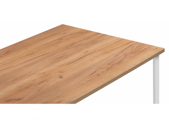 Деревянный стол Лиман 117 x 77 дуб крафт золотой / белый матовый в Ростове-на-Дону