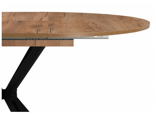 Деревянный стол Орион 90 / 130 дуб крафт золотой / черный матовый в Ростове-на-Дону