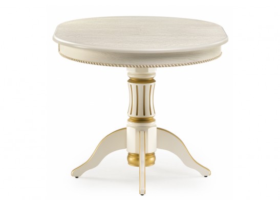 Деревянный стол Павия крем / золотая патина в Ростове-на-Дону