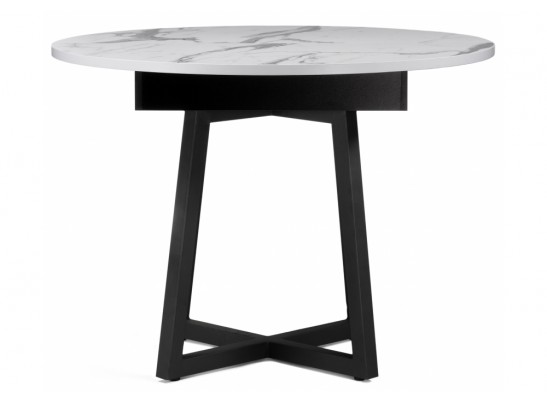 Деревянный стол Регна белый / черный каркас в Ростове-на-Дону