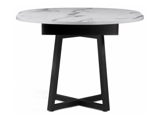 Деревянный стол Регна белый / черный каркас в Ростове-на-Дону