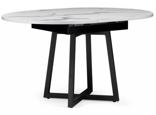 Деревянный стол Регна белый / черный каркас в Ростове-на-Дону