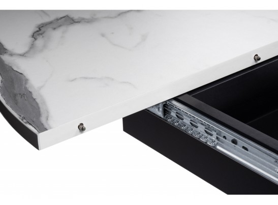 Деревянный стол Регна белый / черный каркас в Ростове-на-Дону