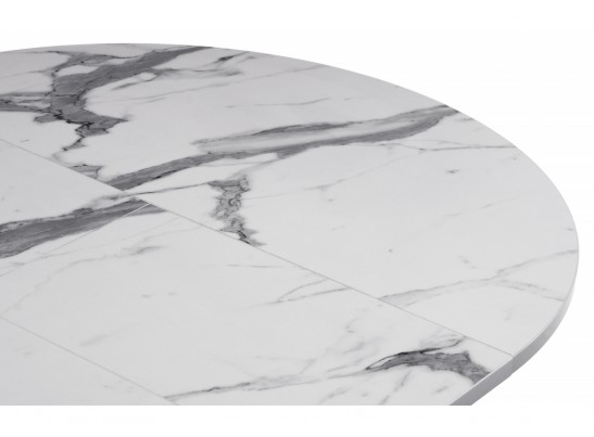 Деревянный стол Регна белый / черный каркас в Ростове-на-Дону