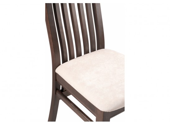 Деревянный стул Арлет ткань Tenerife latte / венге коричневый в Ростове-на-Дону