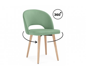 Деревянный стул Курбис 360 фисташковый (zd 651) / светлое дерево