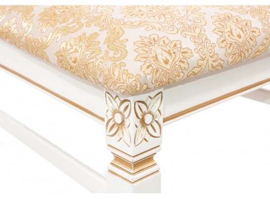 Деревянный стул Roy молочный с патиной в Ростове-на-Дону