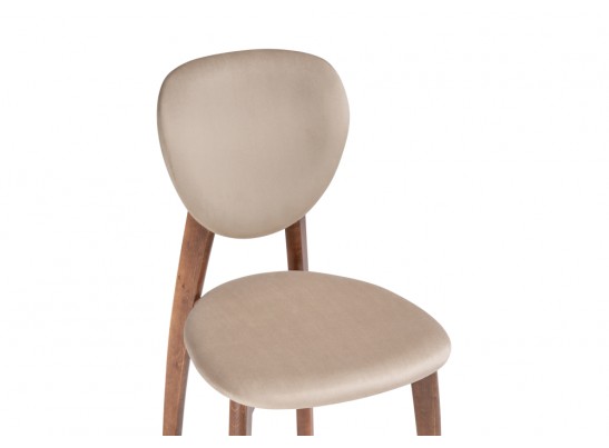 Деревянный стул Вакимо tenerife beige / орех миланский в Ростове-на-Дону