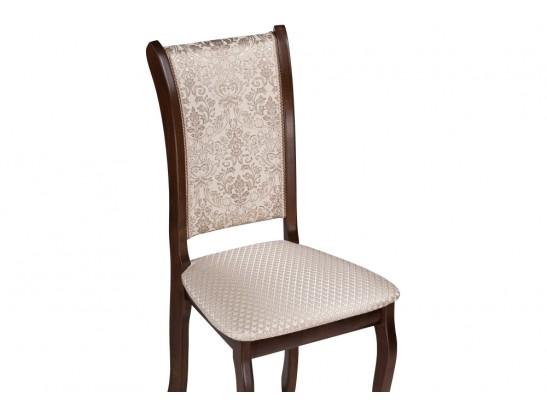 Деревянный стул Вилмот темный орех / бежевый в Ростове-на-Дону