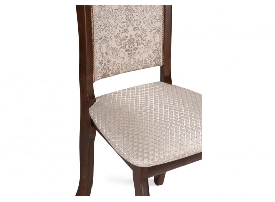 Деревянный стул Вилмот темный орех / бежевый в Ростове-на-Дону