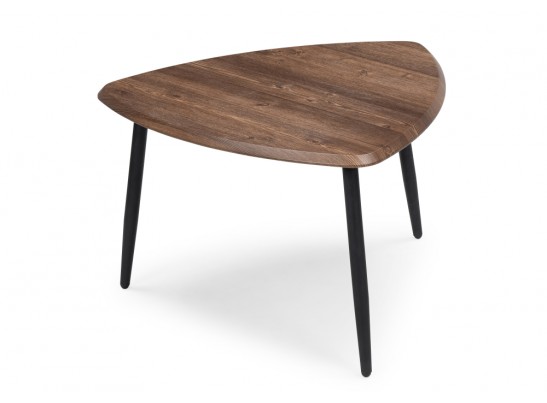 Набор столиков Лойс 80х80х46(60х60х38) мрамор черный / дуб антик в Ростове-на-Дону