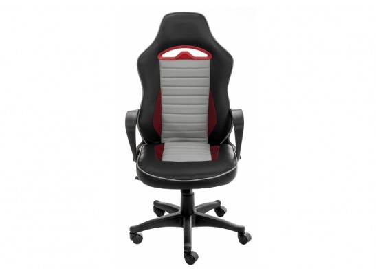 Компьютерное кресло Loki серое / черное / красное в Ростове-на-Дону