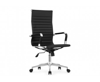 Компьютерное кресло Reus pu black / chrome