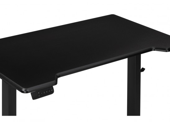 Компьютерный стол Маркос с механизмом подъема 120х75х75 черная шагрень / черный в Ростове-на-Дону