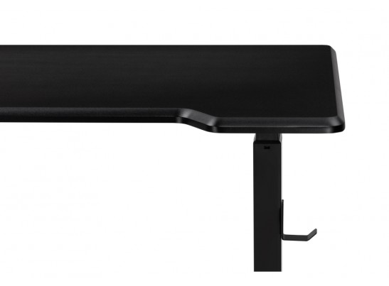 Компьютерный стол Маркос с механизмом подъема 120х75х75 черная шагрень / черный в Ростове-на-Дону