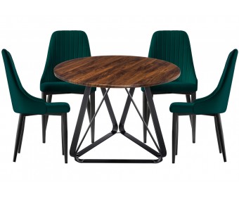 Обеденная группа Уткей green / brown / black