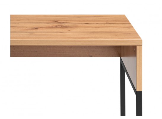 Письменный стол Ниа 115х60 дуб вотан / черный матовый в Ростове-на-Дону