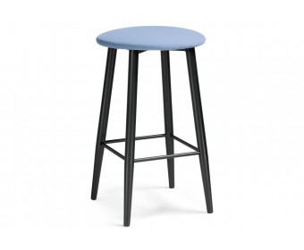 Полубарный стул Гангток катания дасти блю / черный матовый