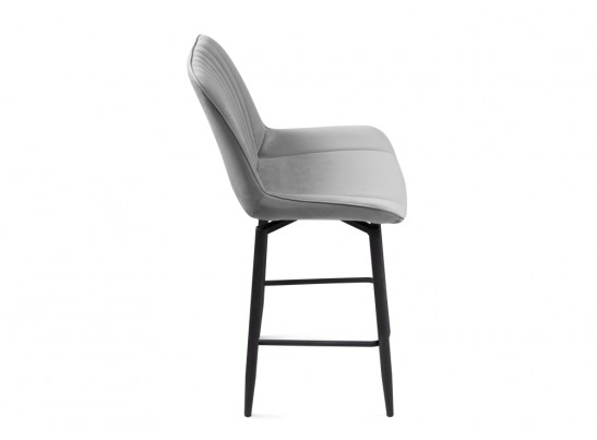 Полубарный стул Седа К крутящийся светло-серый / черный в Ростове-на-Дону