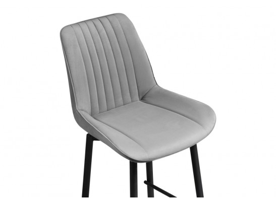 Полубарный стул Седа К крутящийся светло-серый / черный в Ростове-на-Дону