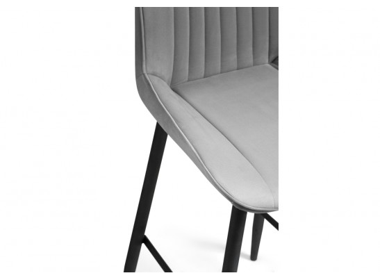 Полубарный стул Седа К крутящийся светло-серый / черный в Ростове-на-Дону