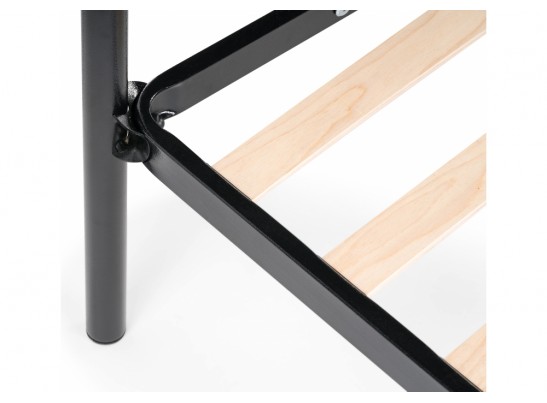 Полутораспальная кровать Фади 120х200 черная в Ростове-на-Дону