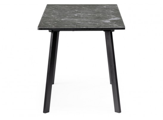 Стеклянный стол Агни 110 королевский мрамор / черный матовый в Ростове-на-Дону